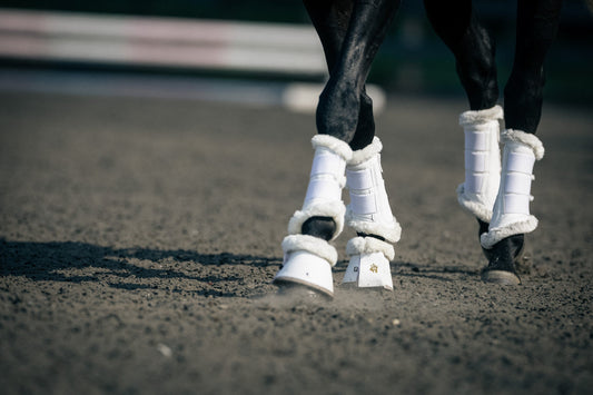 Leatherette Bell Boots, White