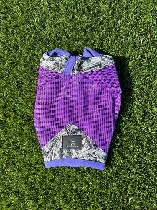 Entry Fees Fly Mask - Purple - Full Size