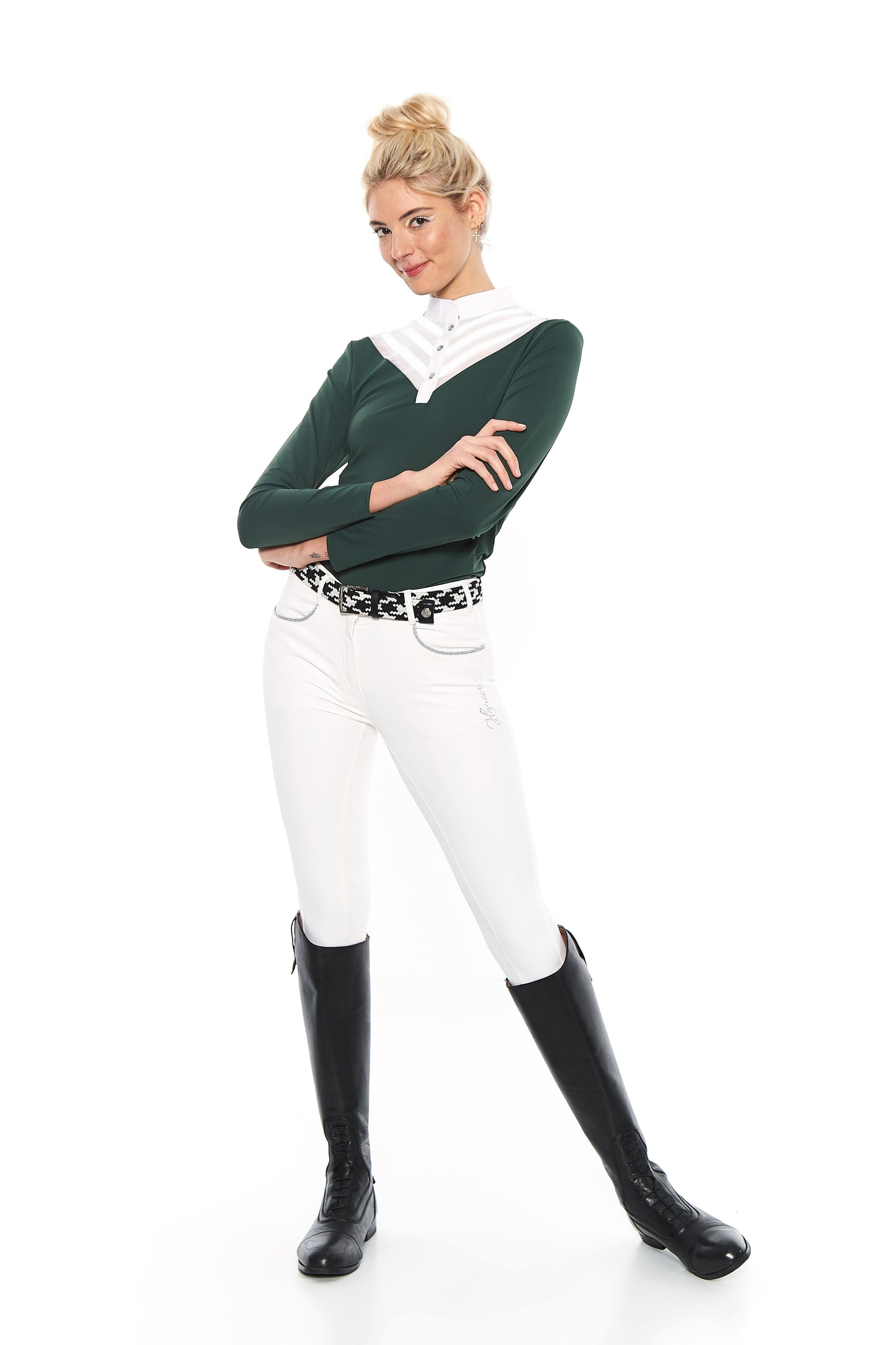 'Dancing' Womens Long Sleeve Competition Shirt