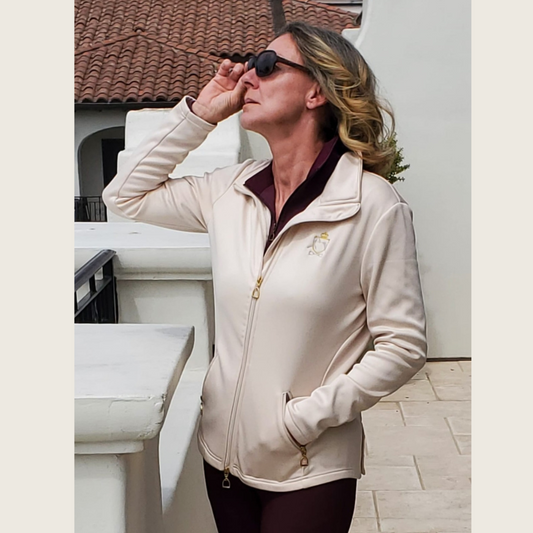 Cream Velvet Lined Jacket