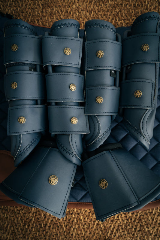 Neoprene Bell Boots, Navy