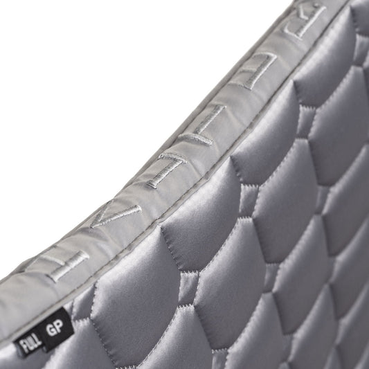 Satin Classic Jump Saddle Pad - Platinum
