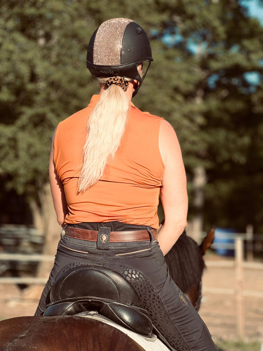 D.D. Rhythm & Relaxation Collection Sleeveless Training Shirt - DOCK RUST