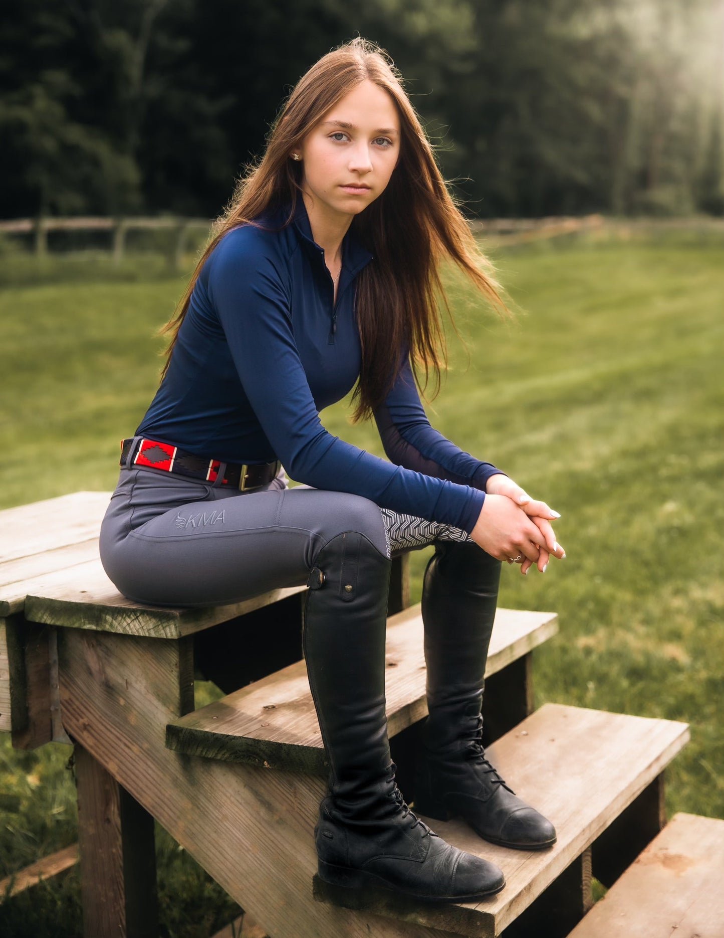Classic Knee Patch Steel
