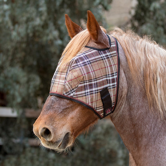 Fly Mask with 73% UV Protection - Open Top Design