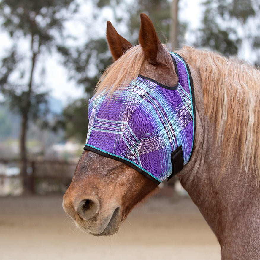 Fly Mask with 73% UV Protection - Open Top Design