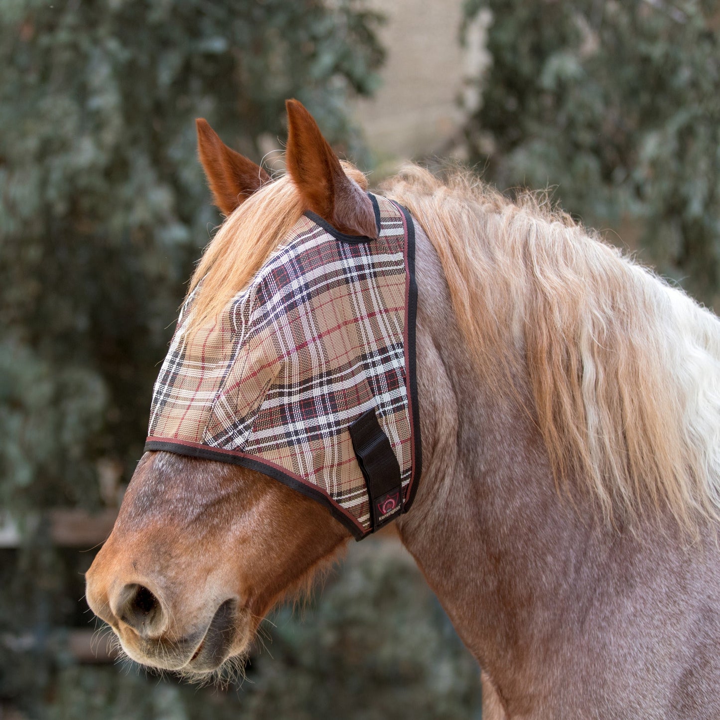 Draft Horse Fly Mask with 73% UV Protection