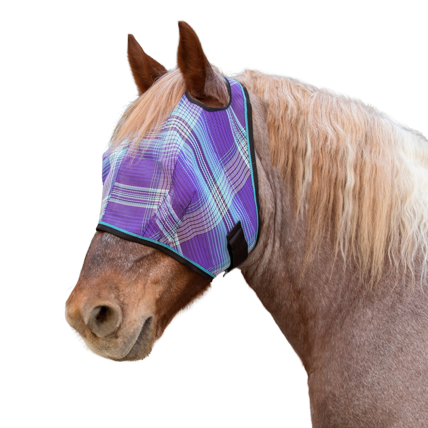 Draft Horse Fly Mask with 73% UV Protection