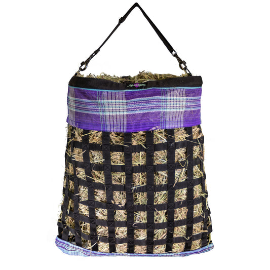 Slow Feed Hay Bag with Easy Load Rim - 2 Flake Capacity