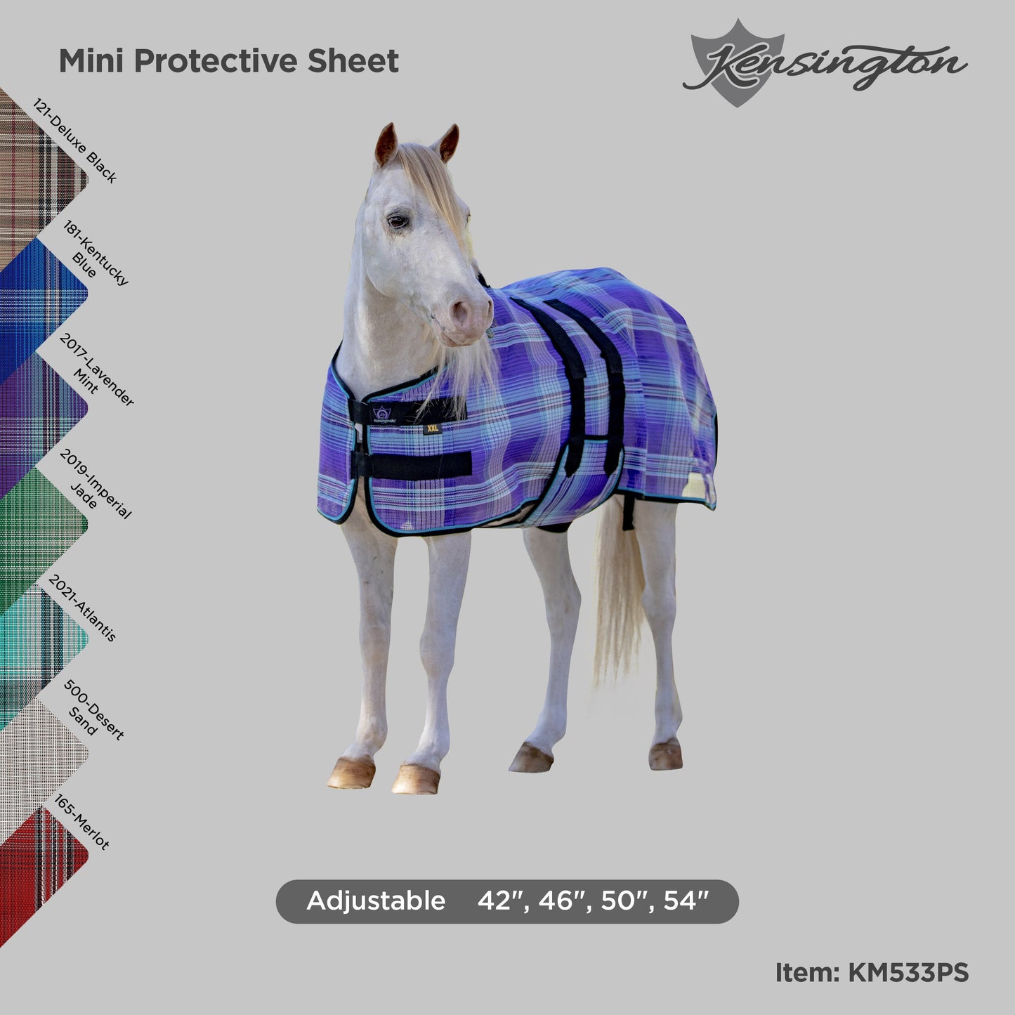 Mini Protective Fly Sheet with Belly Band - 73% UV Protection