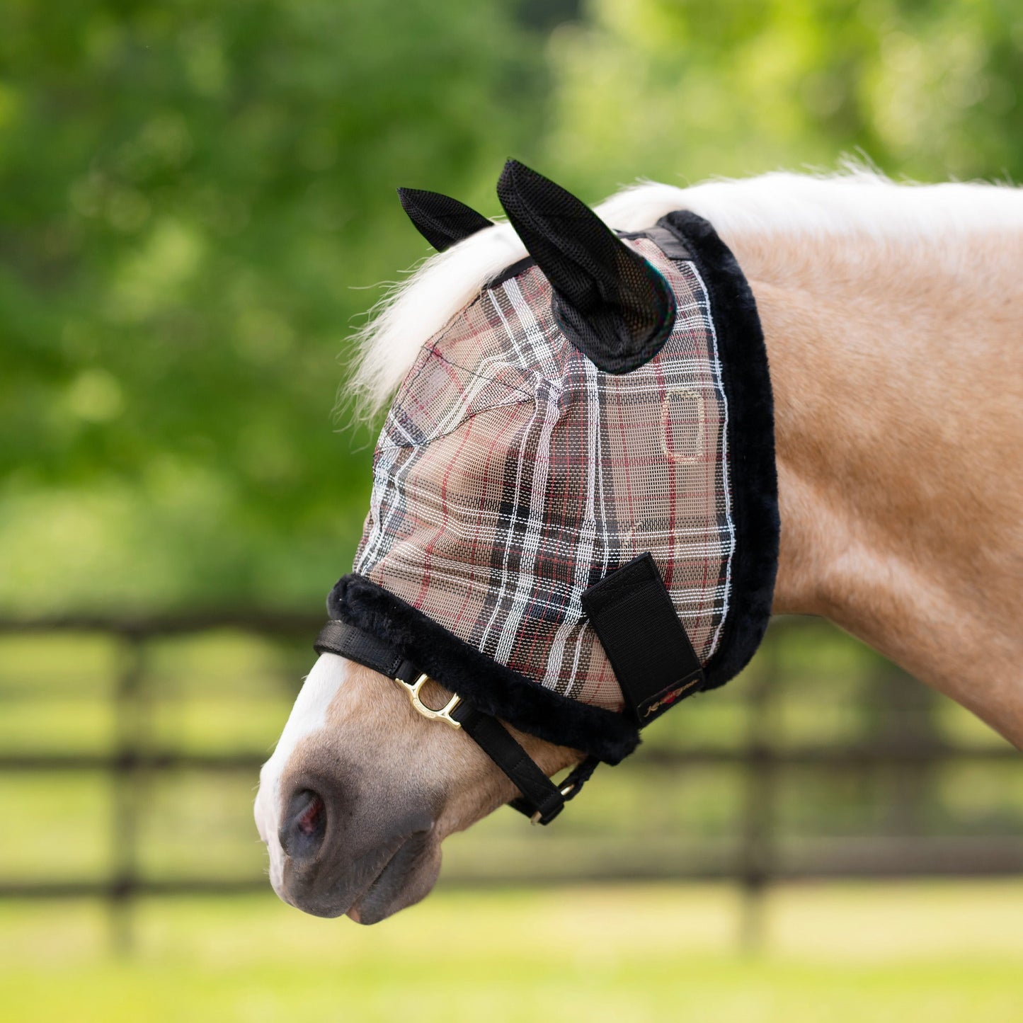 Mini Fly Mask with Fleece Trim & Ears - 73% UV Blocking