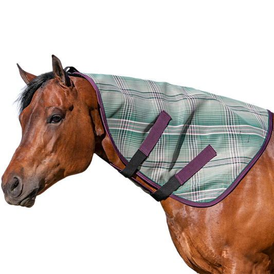 Horse Protective Neck Cover - Pairs with Fly Sheet - 73% UV Blocking
