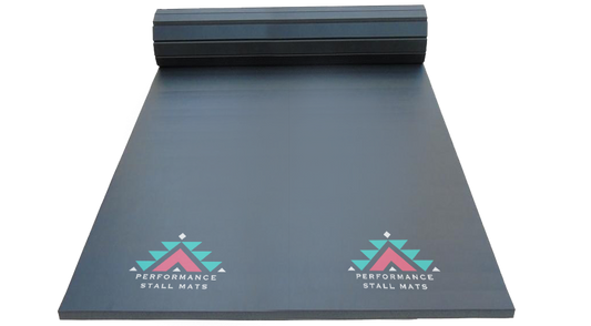 6x9 Portable Stall Mat Kit Grey