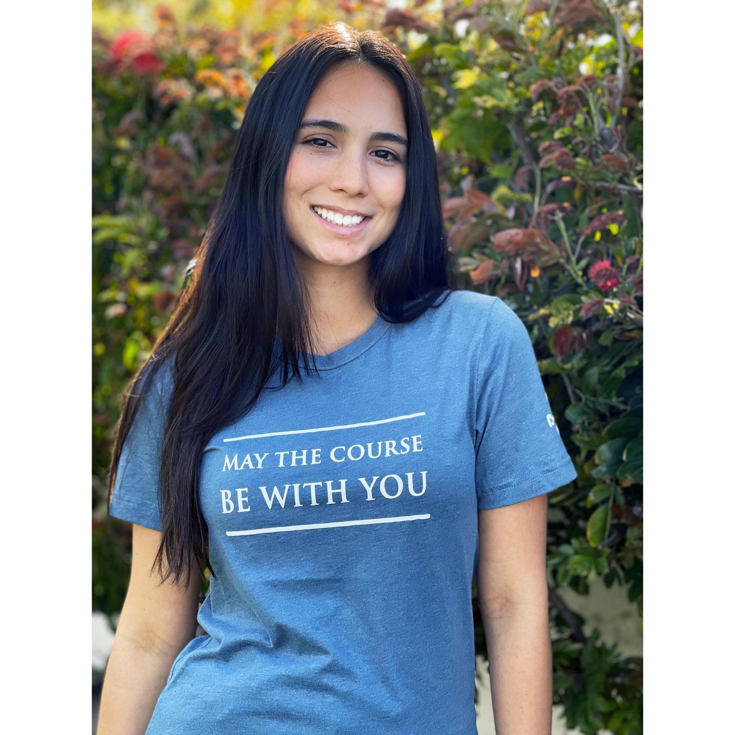 'May the course be with you' Soft Sueded Tee Shirt