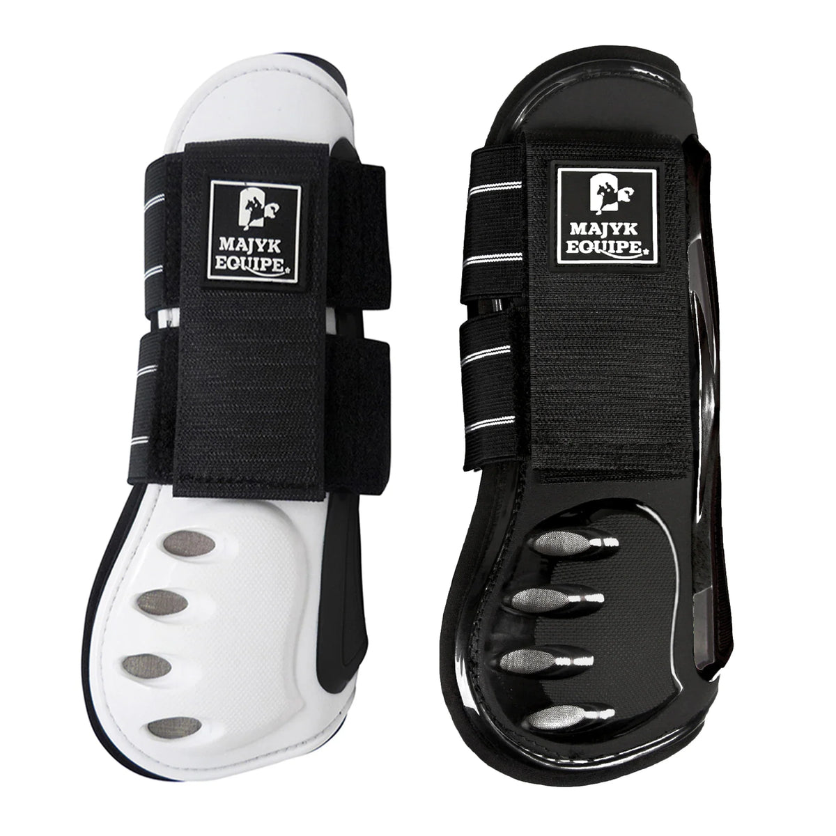 Vented Infinity Open Front Jump Boot Black