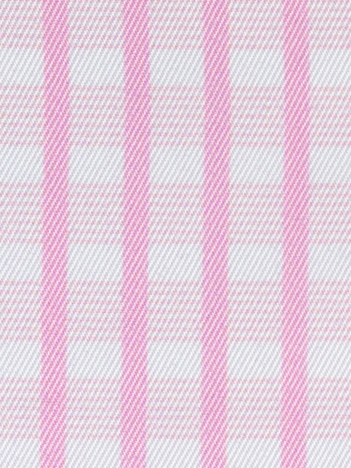 Ladies "Luna II" Pink Short Sleeve Performance Show Shirt with Pink Check Trim