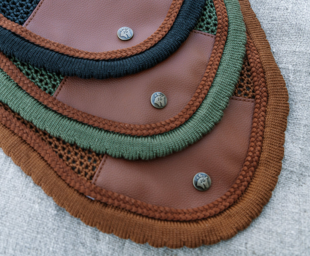 Fly Veil, Camel & Cognac