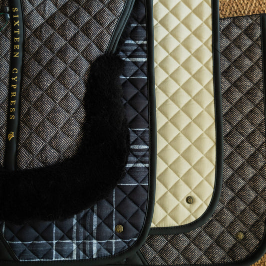 Dressage Pad, Pearl & Black