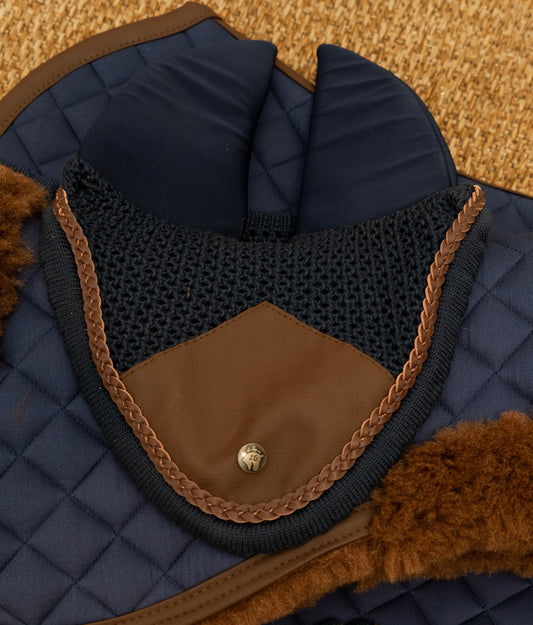 Ear Net, Navy & Hickory, Sound-Softening