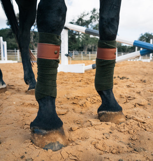 Leatherette Polos, Navy & Hickory
