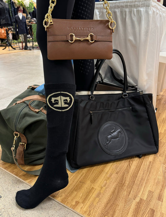 Tucker Tweed Equestrian D&S Signature Boot Socks