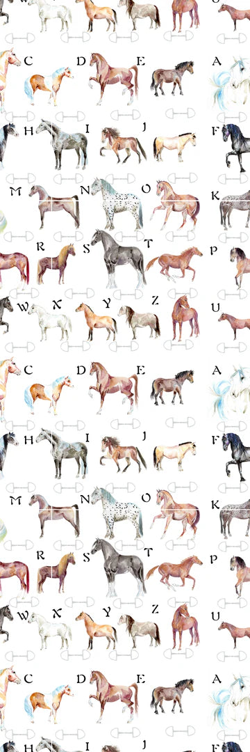 ABC Horses Bookmark