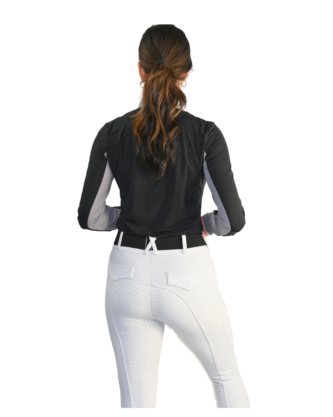 White Just Right Summer Breeches + Free Bit Belt