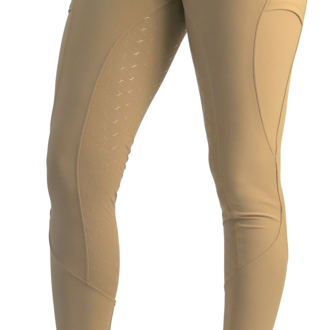 Beige Just Right Summer Breeches + Free Bit Belt