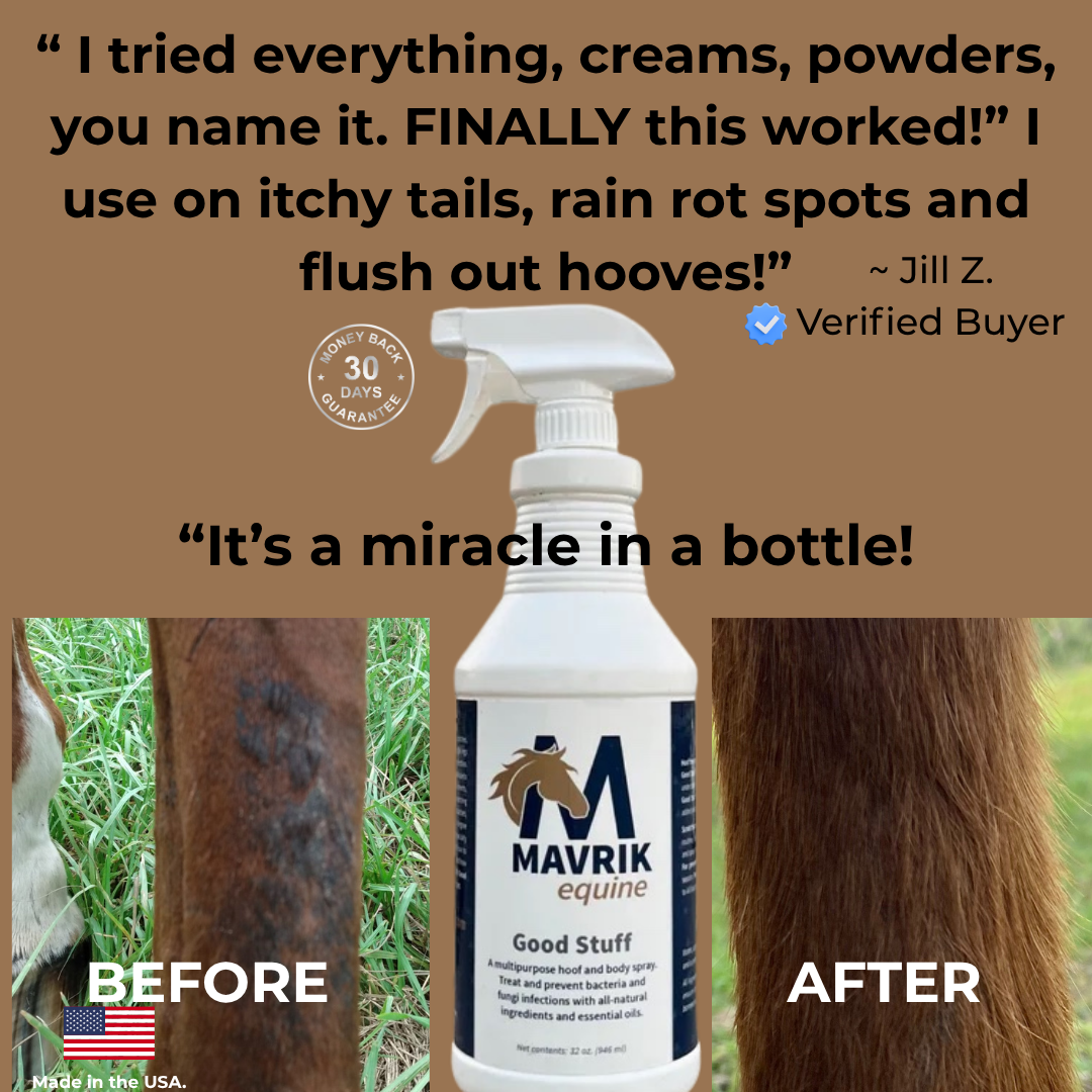 Good Stuff™ Multipurpose Spray Soothes, Treats & Prevents Skin, Coat & Hoof Ailments Plus-Stop Itchy Tails!
