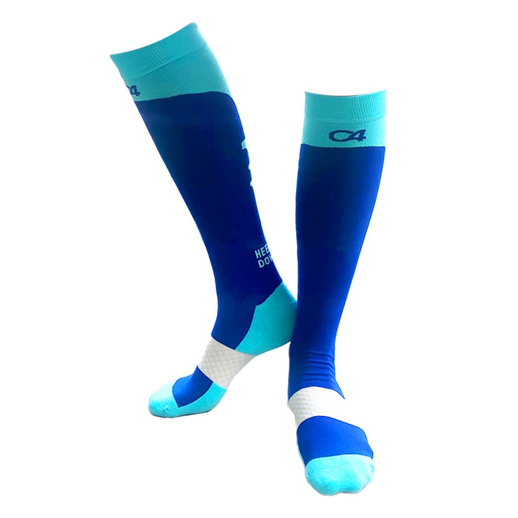 High Performance Riding Socks - Peacock
