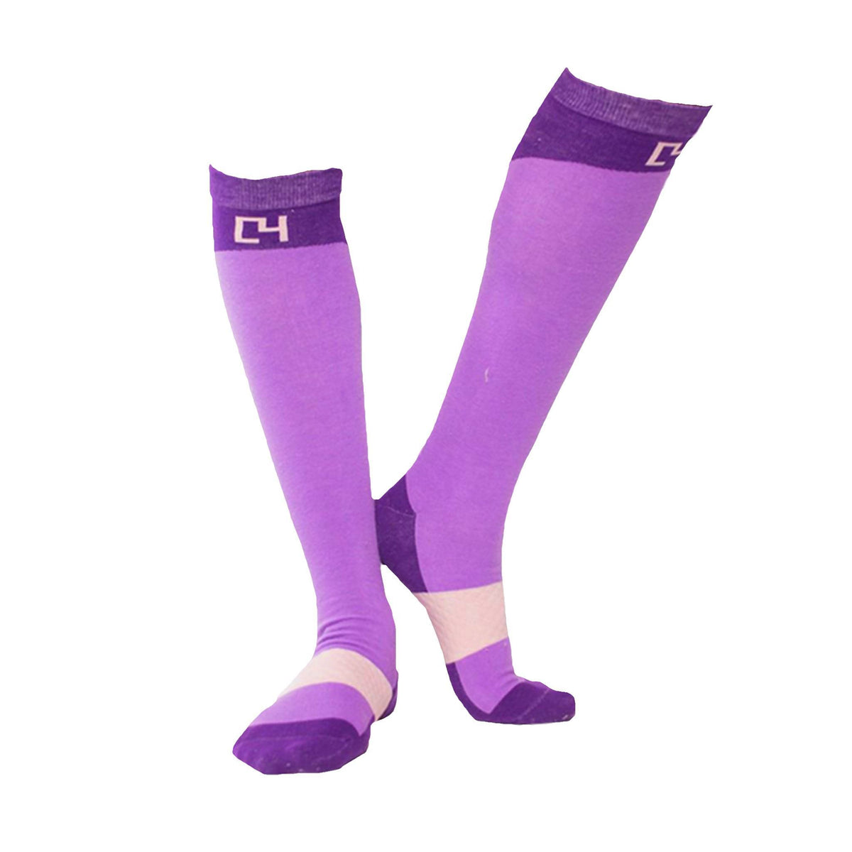 High Performance Riding Socks - Purple