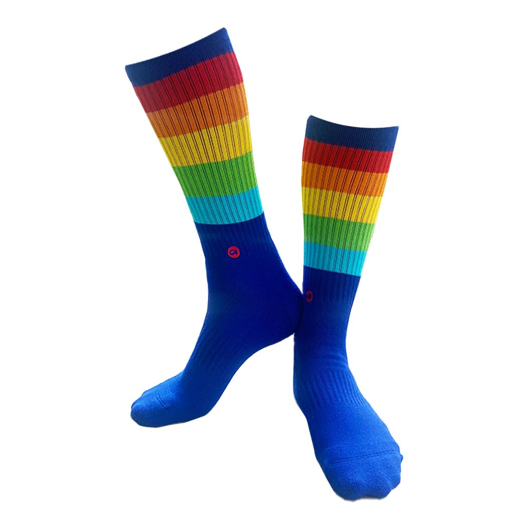 Rainbow Crew Socks