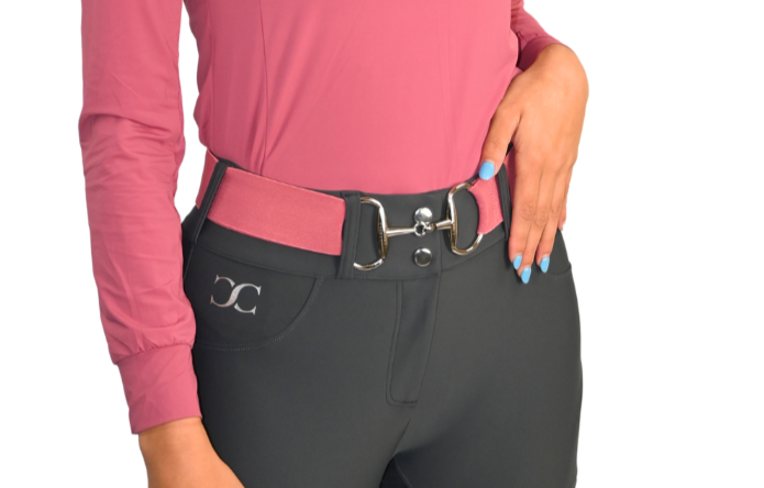 Burgundy Just Right Summer Breeches + Free Bit Belt