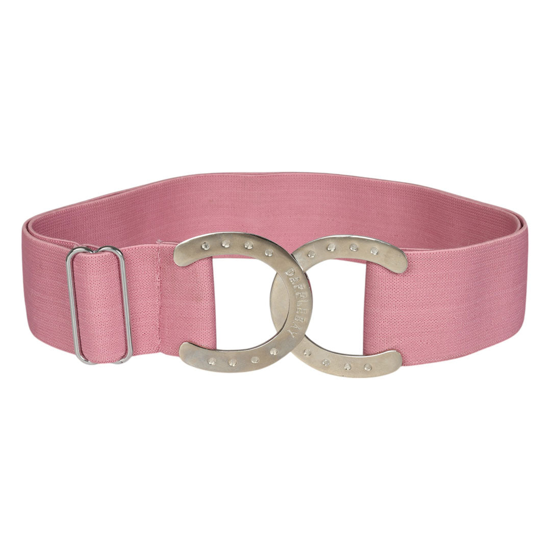 Dapplebay Horse Shoe Elastic Belt-Light Pink