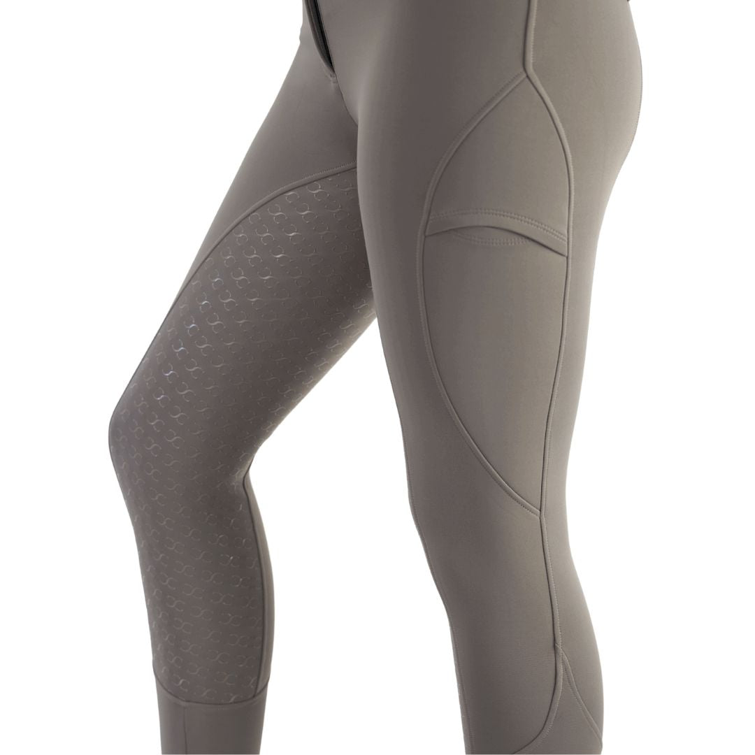 Dove Grey Mid-Weight Winter Full Seat Breeches