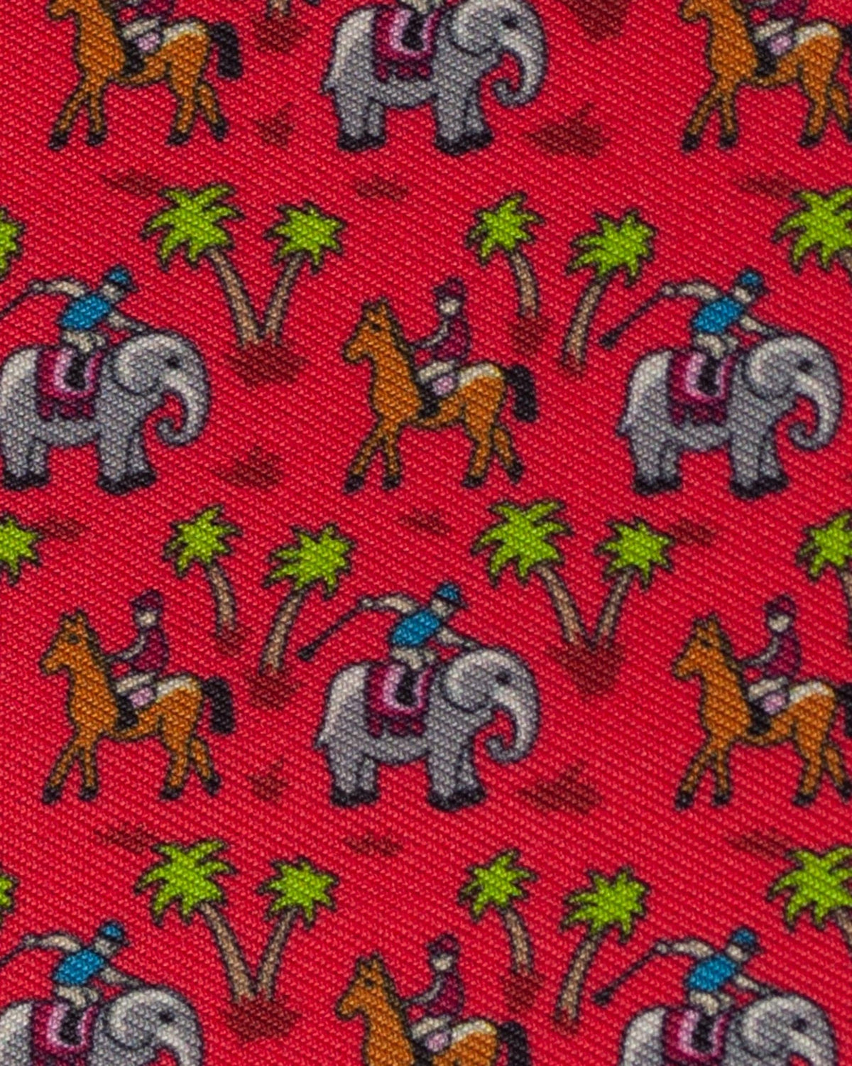 Safari Red Ladies Talent Yarn Straight Collar Long Sleeve Show Shirt