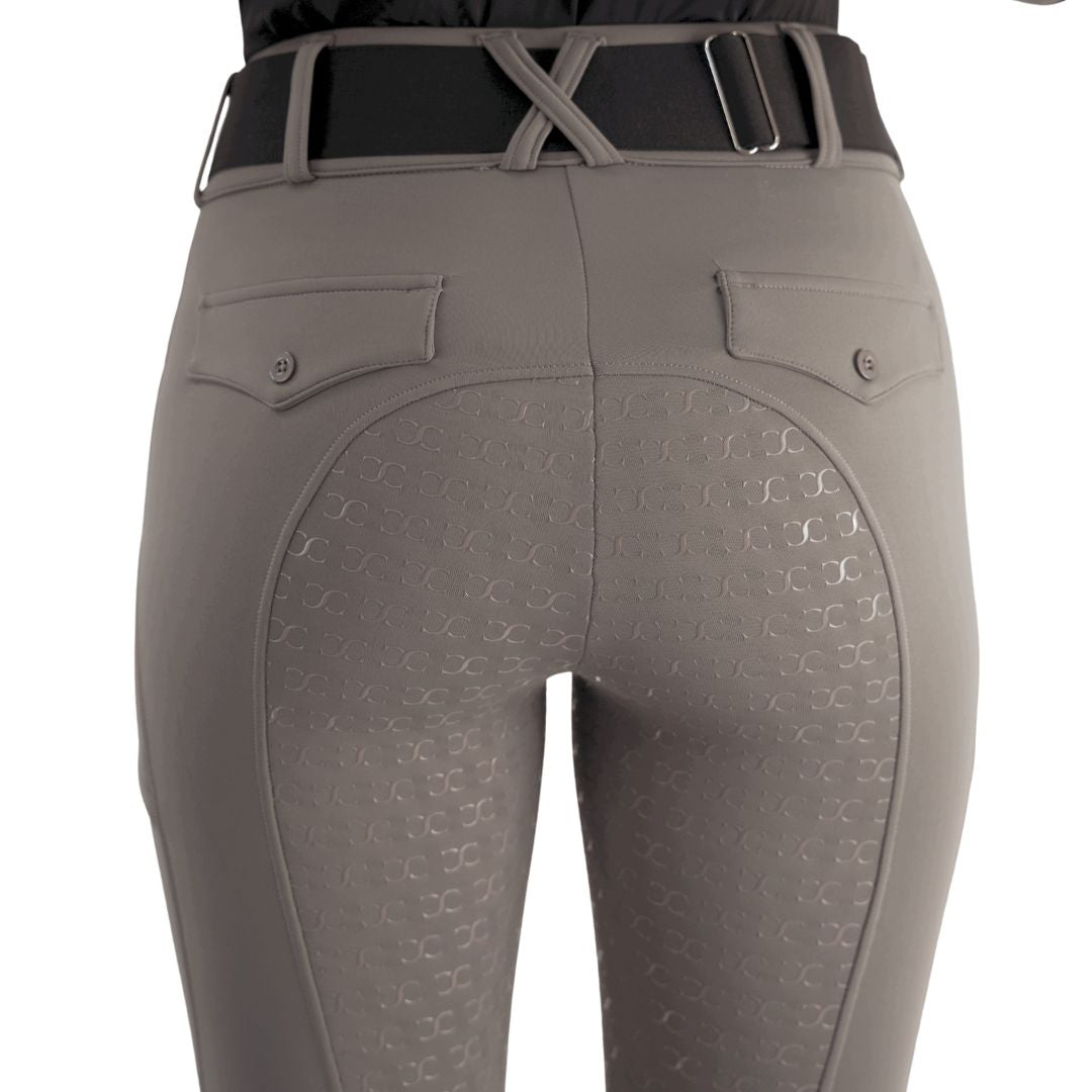 Dove Grey Mid-Weight Winter Full Seat Breeches