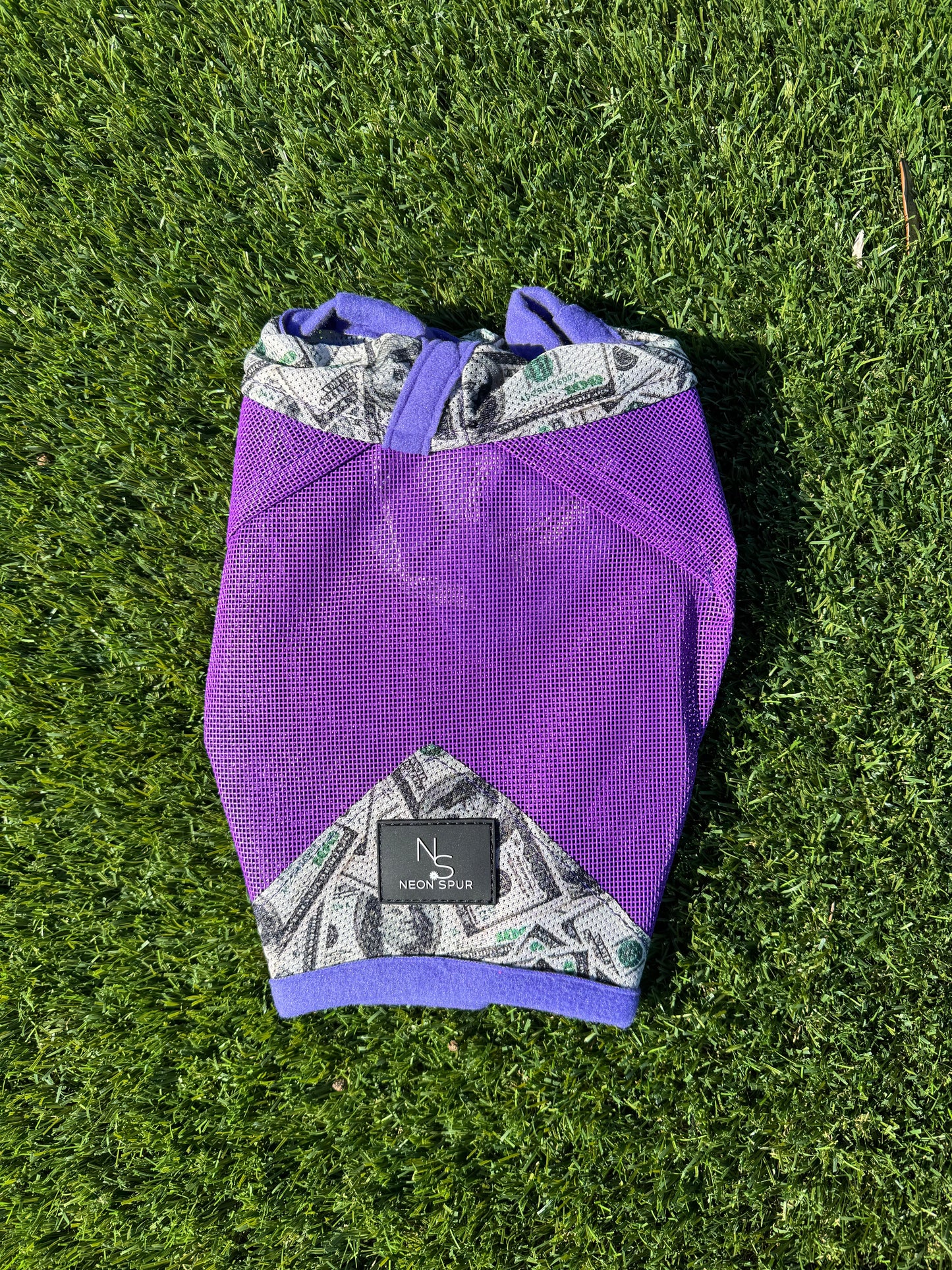 Entry Fees Fly Mask - Purple - Full Size