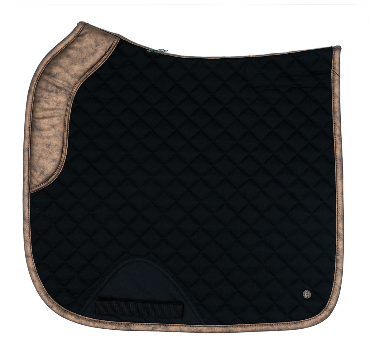 Dressage Pad, Black & Gold Leaf - End of season