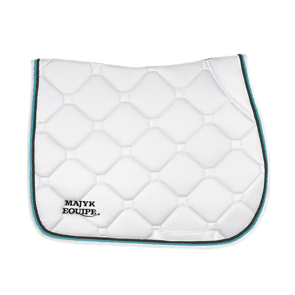 White Classica Cotton Euro Saddle pad