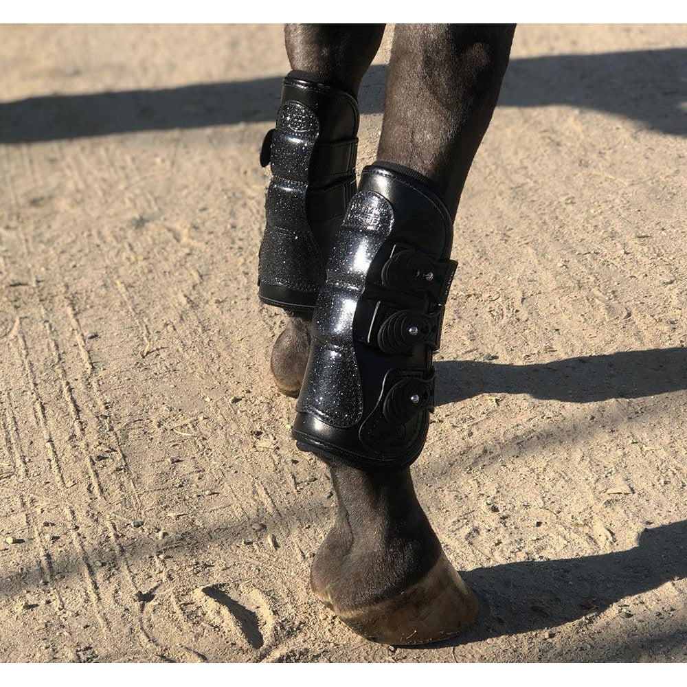Estrella' Sparkle Leather Tendon Boots