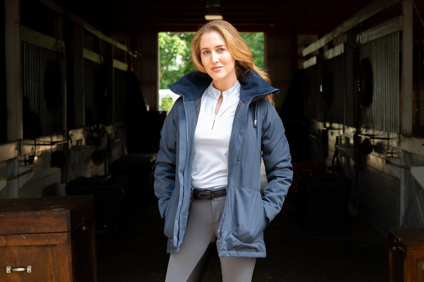 Winter Insulated Riding Jacket 2.0 - Blue Nights