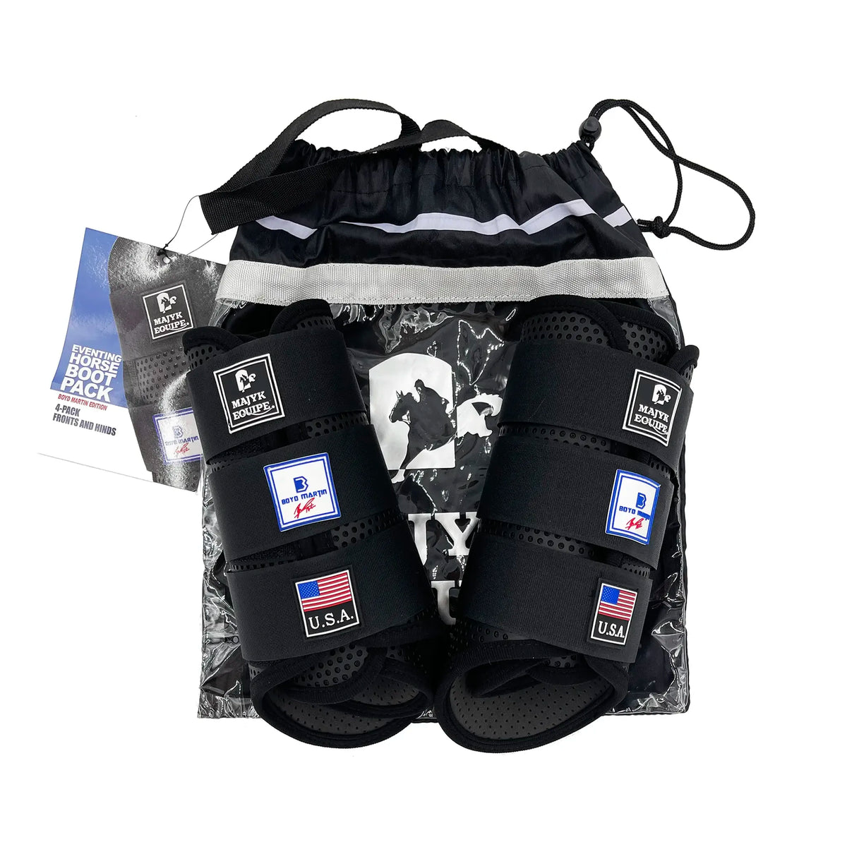 MAJYK EQUIPE® Eventing 4 Pack - (Fronts and Hinds) Boyd Martin Series