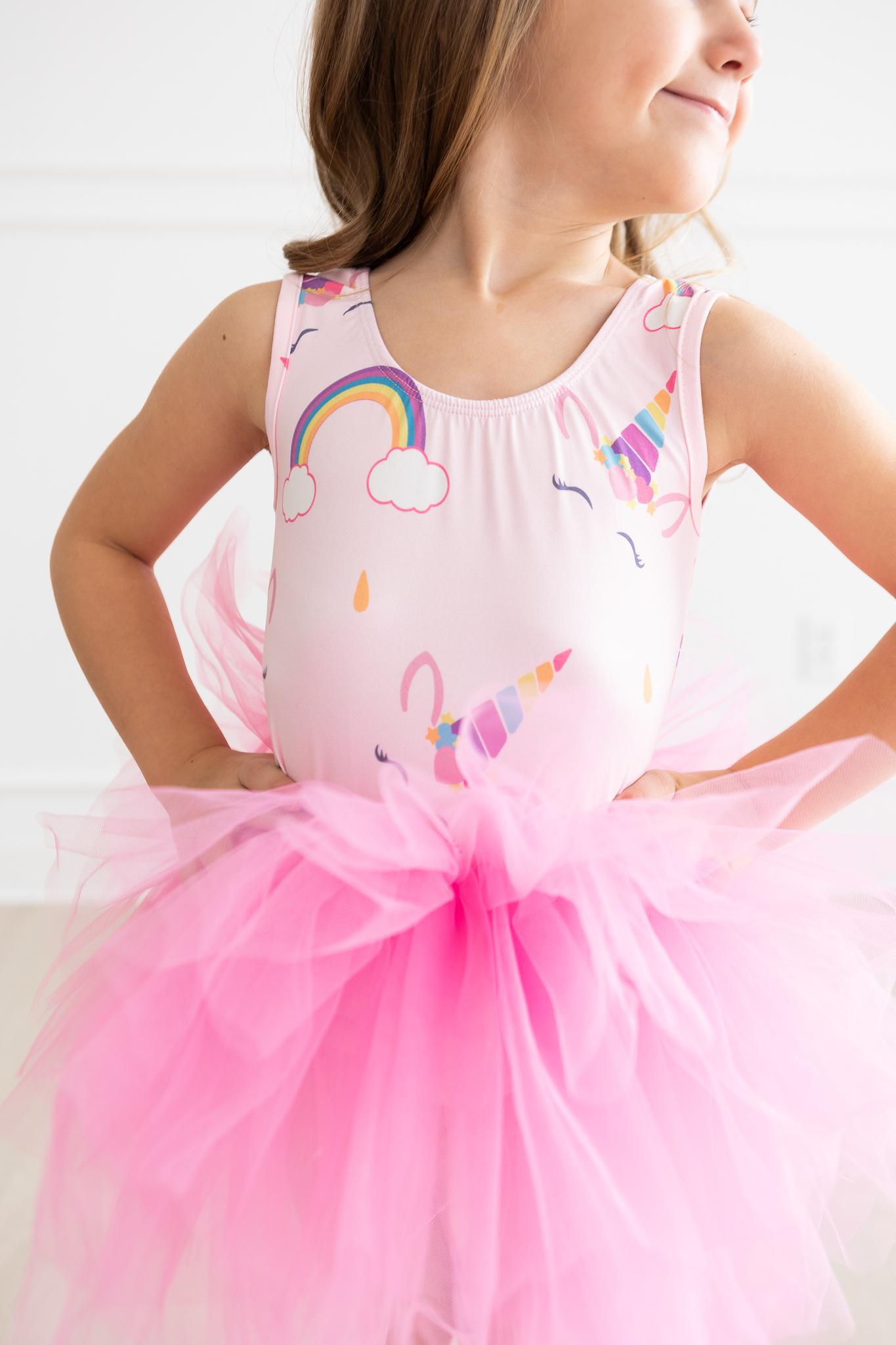 Bubblegum Unicorn Tank Tutu Leotard – The Lucky Horseshoe