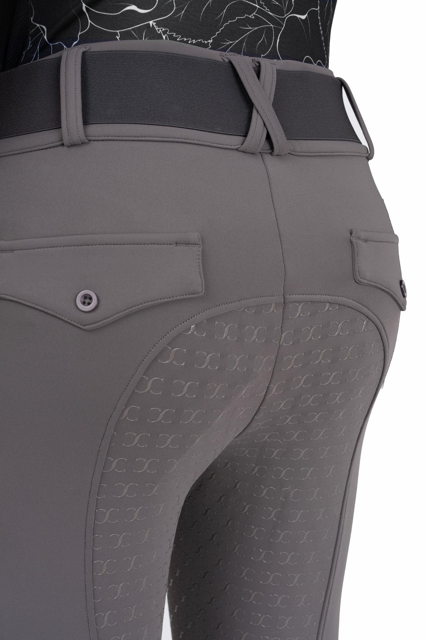 Dove Grey Mid-Weight Winter Full Seat Breeches