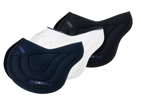 XC Mesh Saddle Pad with Quick Dry Cotton Lining in Navy, White or Black