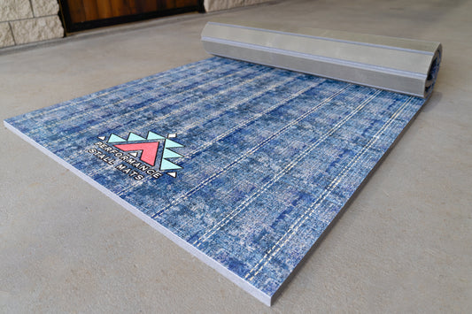 Portable Stall Mat Denim Design 5x10