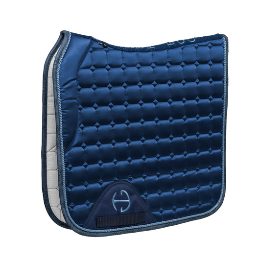 Satin Classic Dressage Saddle Pad (Cob) - Prussian Blue