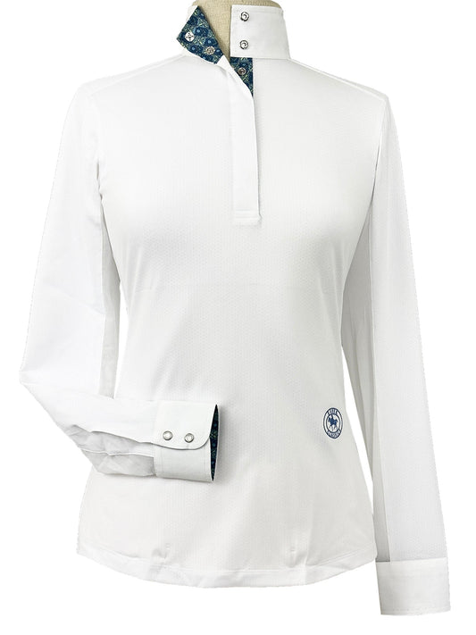 Gallop Garden Ladies Talent Yarn Straight Collar Long Sleeve Show Shirt