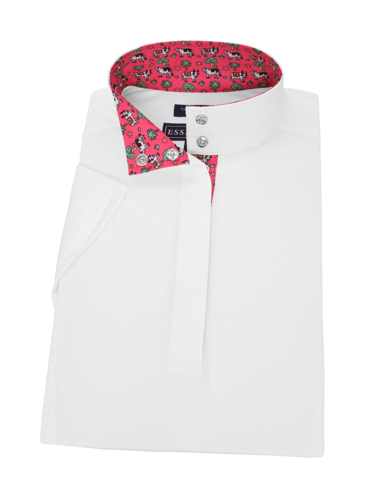 Steer Me Right Ladies Talent Yarn Straight Collar Short Sleeve Show Shirt